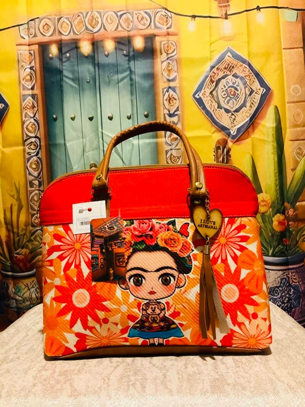 Frida Flowers - Orange Color