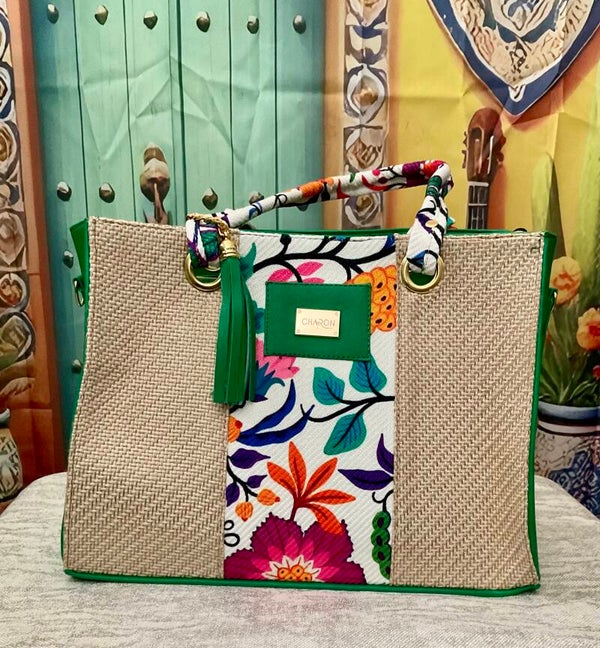 YUTE - FLOWERS/GREEN