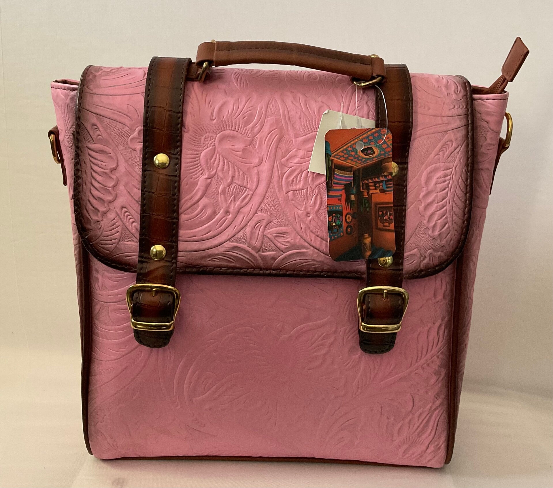 Pink Backpack - Pattern