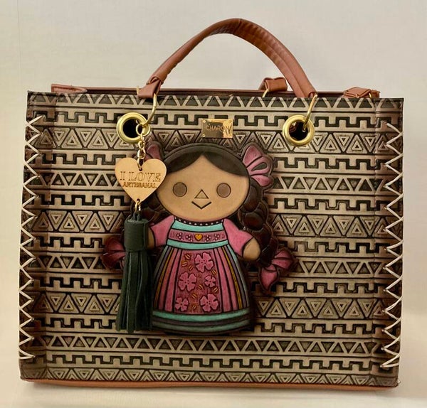 "Lele” Doll Premium - Brown/White