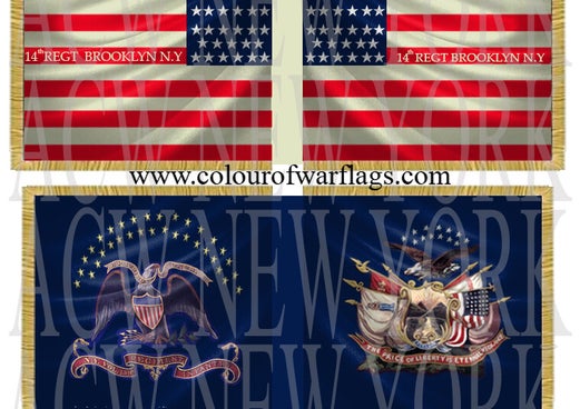 28mm ACW miniature flags for the wargamer