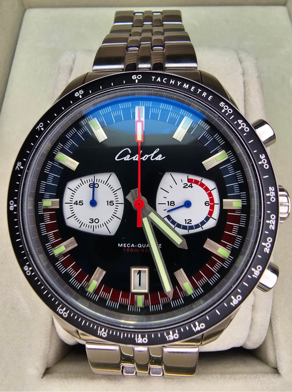 Cadola 1946 - Slick Back - Endurance Meca Quartz Chronograph - Original Box