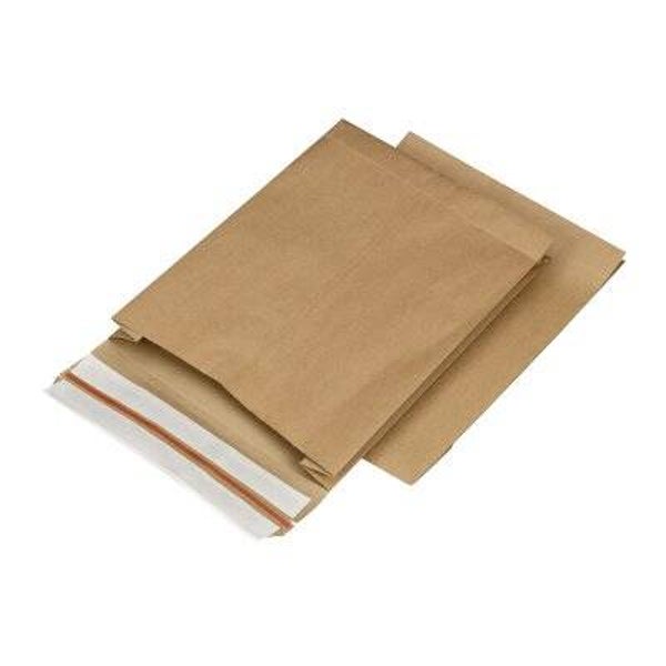 585053 verzendzak recycled met sluitstrip  / DO GOOD BAG 200x300+50mm - doos 100st