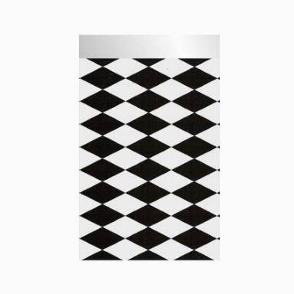 Kadozak zwart/zwart - dessin 1022- div maten - ds 1000st (4 x 250st)