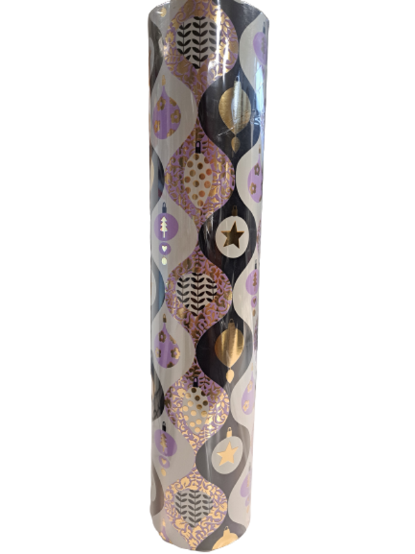 Kerst aktie kadopapier 50cm x 125mtr dessin 6051