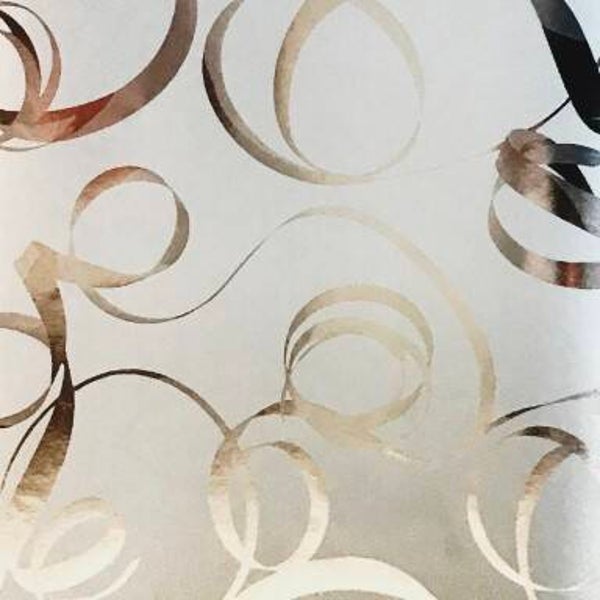 Inpakpapier dessin 2014 luxe gemetaliseerd rol 150mtr