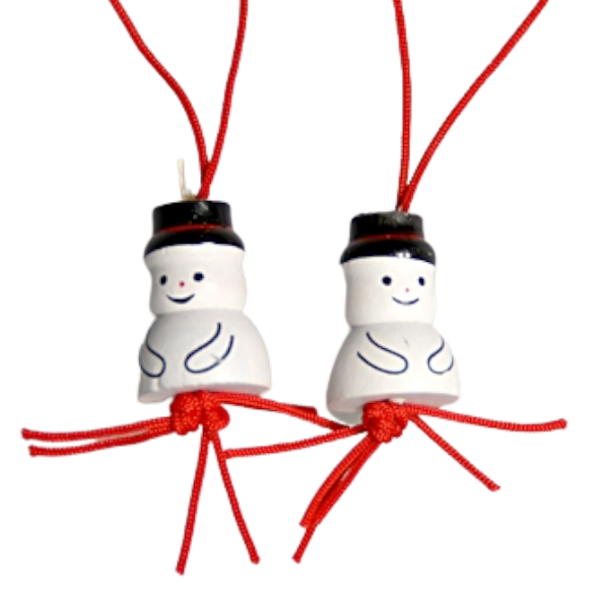 Kerst gelukspop sneeuwpop - 780010-70067- ds 100st