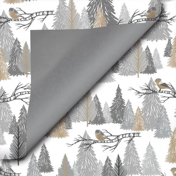 Kerst kadopapier luxe duo dessin 90196