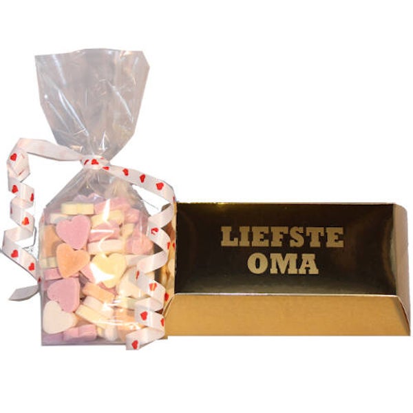 Goudstaaf groot met opdruk jij bent liefste oma - per pak (10x €1,50)