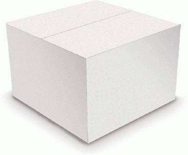 573016 Doos wit 3mm b-golf 305x220x250mm per pak 30st  (va € 0,45)