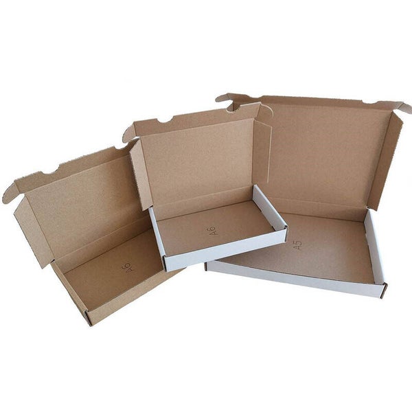 286516 brievenbus wit A6 afm 180x115x27mm - per pak 50st  (va € 0,13)