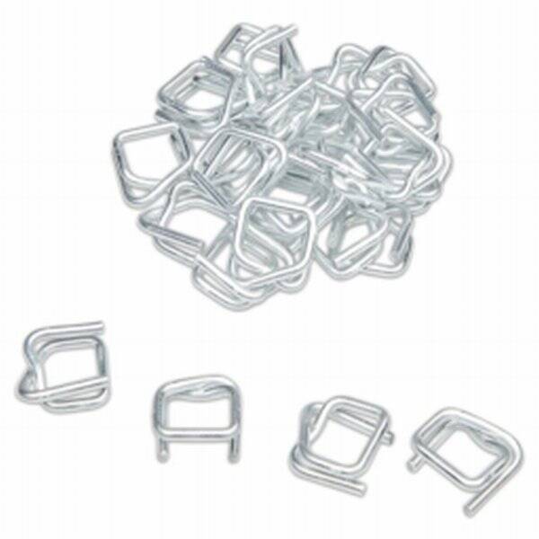 477268 Gesp, verzinkt, Staal, 16mm - ds 1000st