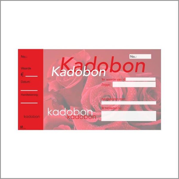 Kadobon luxe FENCE 01  pak 50st