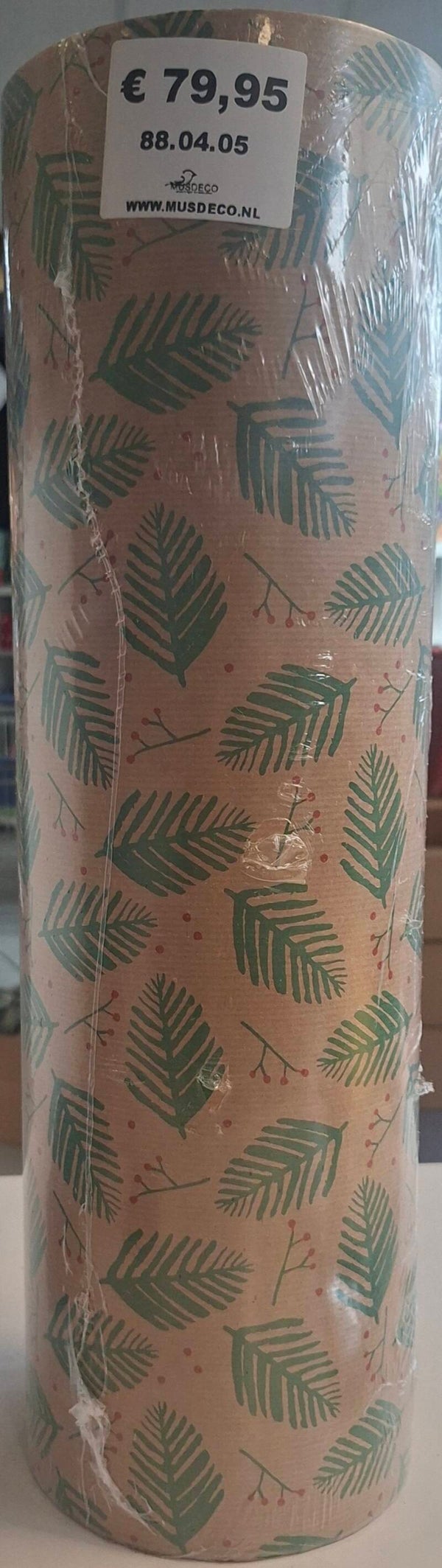 2026 Kerst aktie kadopapier 50cm x 200mtr - dessin kersttak 265002