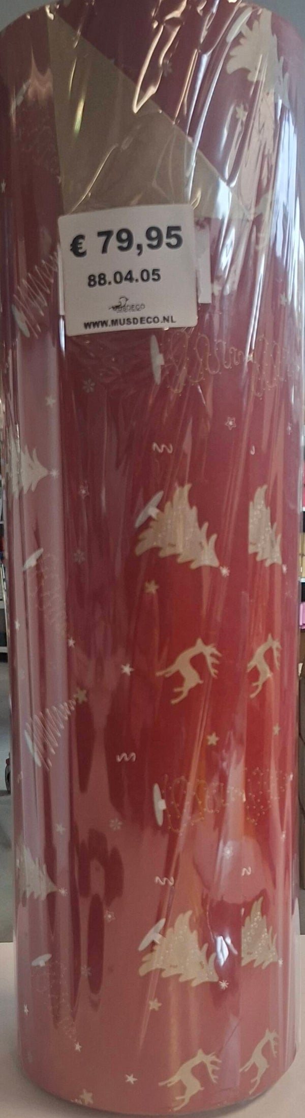 2026 Kerst aktie kadopapier 50cm x 200mtr luxe dessin kerstbomen