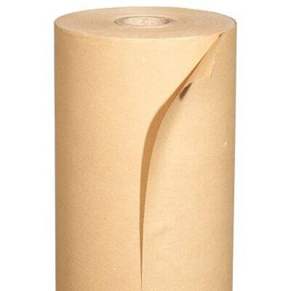 317112 Inpakpapier /  natronkraft gestreept kraft 70gram  120cm x 280mtr - per rol