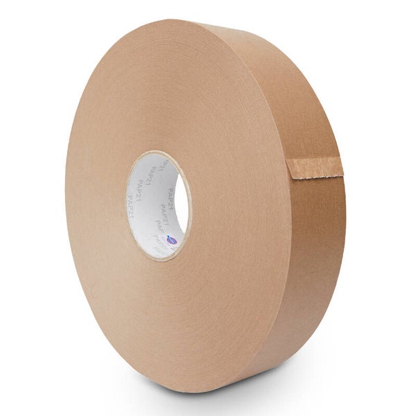 520149 Tape papier gegomd plakband bruin 60 g/m² - 48mm x 200mtr - per pak (12 x € 3,85)