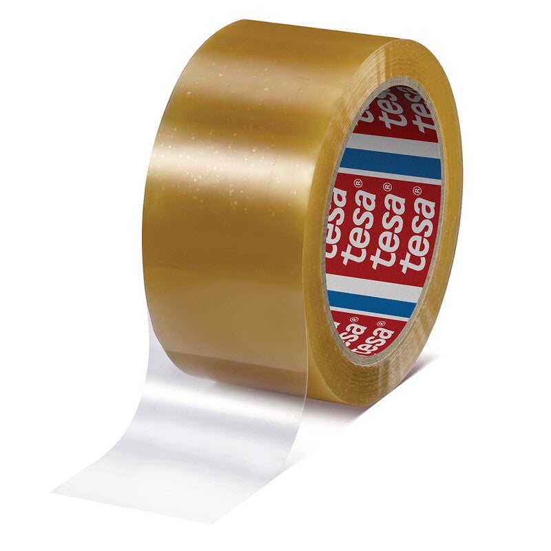 Tape TESA 60400 PLA 36my  50mm x 66mtr doos 36rol (= € 8,50 per rol)