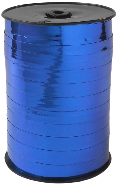 715110 Lint metallic 10mm x 250yard blauw