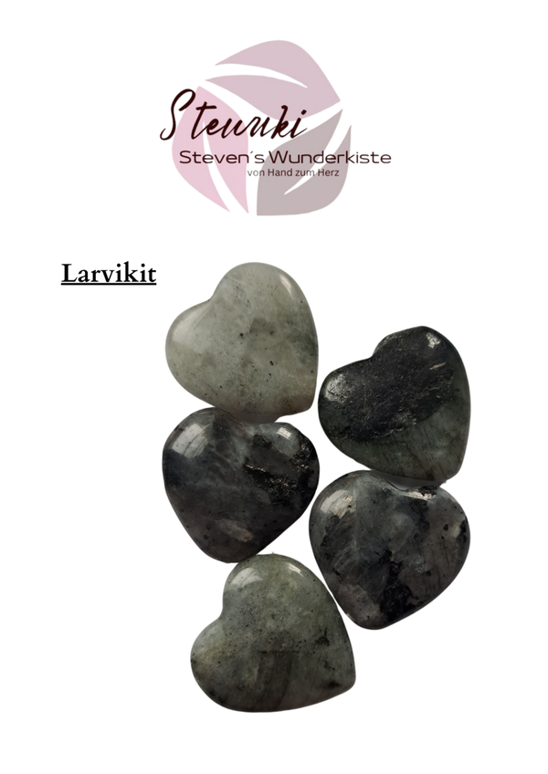 Kraftstein-Taschenschmeichler kleine herzen Larvikit