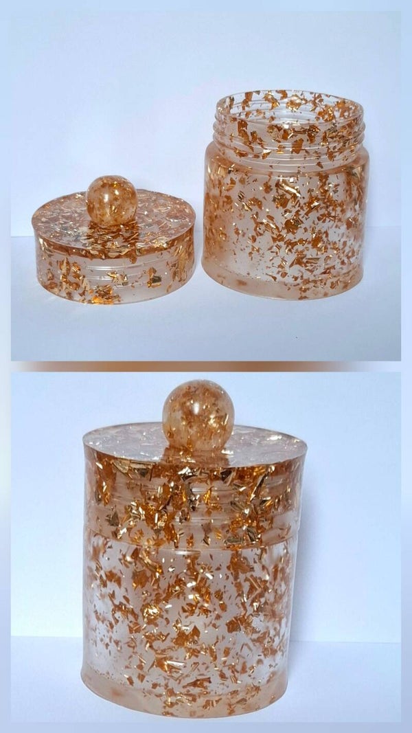 Stewuki Harzdose „Rosé Gold“ – Handgegossen & edel schimmernd