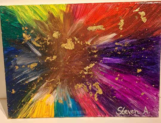 Farbenpracht Blütengold Nr. 3 One of a Kind (OOAK)