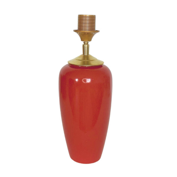 Lampenvoet - Vintage oranje West Germany voet