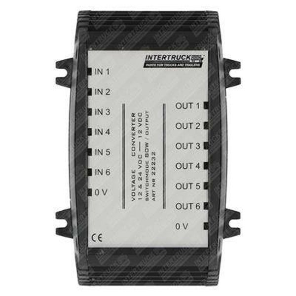 Omvormer 12&24V-12V 2X7 80W