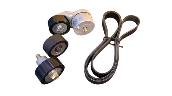 DAF Euro 6 Multiriem 8PK Set incl. spanrollen met extra rol.