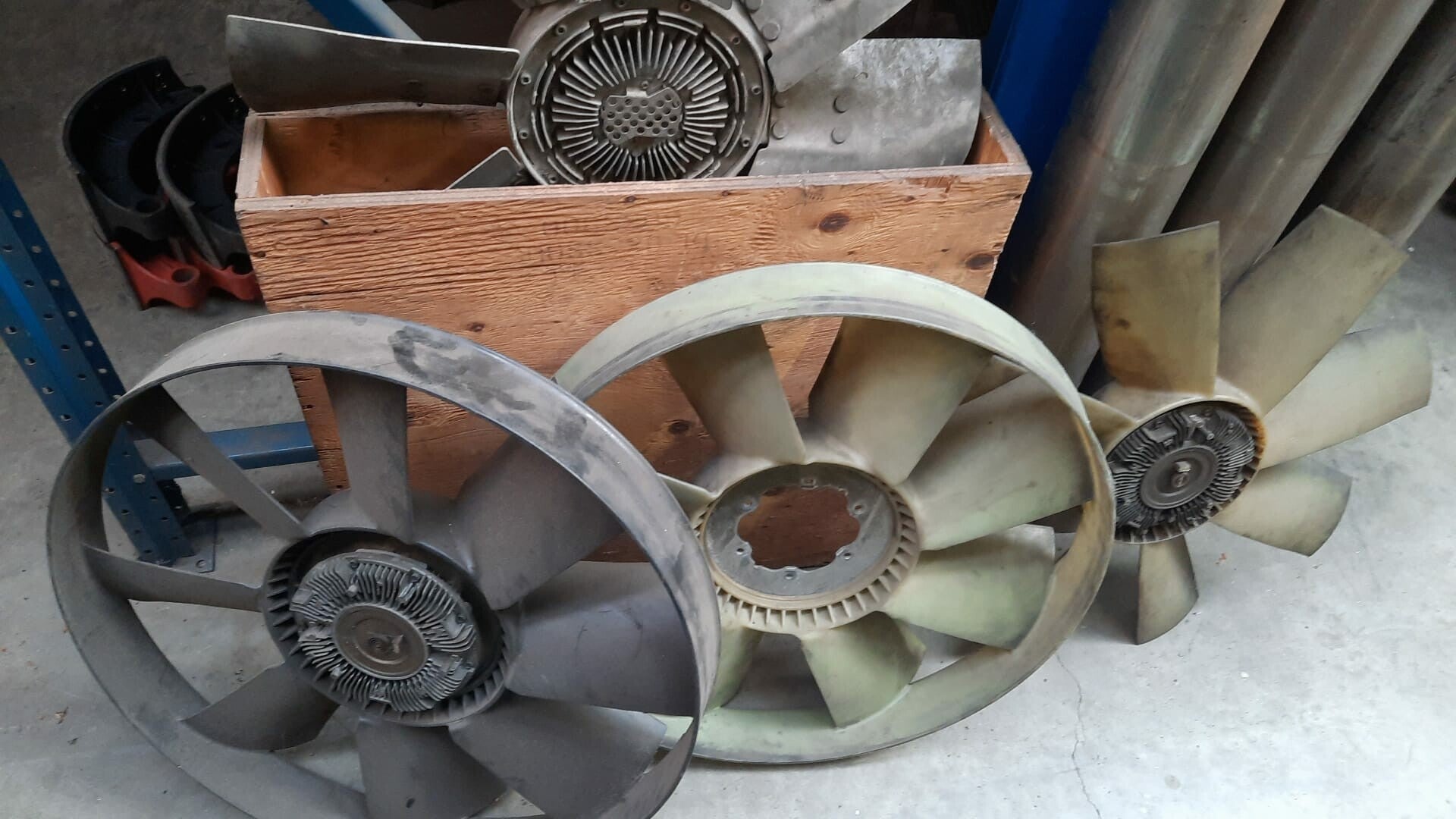 Div Viscose-ventilatorkoppeling + Motorventilator