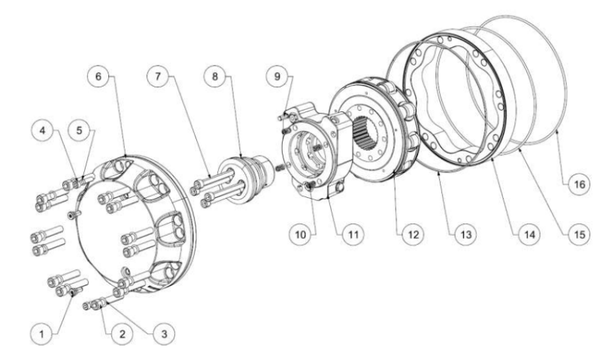 HydroAxel Euro 6 Motor / Naaf