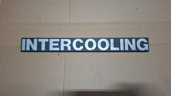 Alu Intercooler Plaat