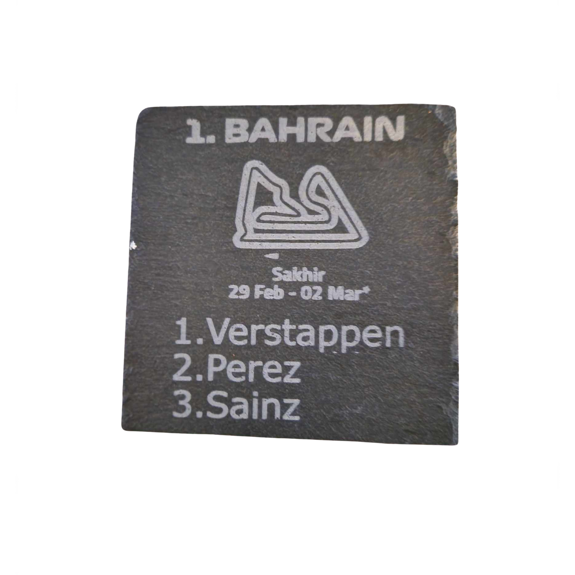 Leistenen onderzetter GP winnaar F1