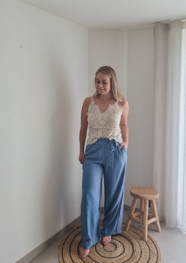 BROEK • Louise • Blauw