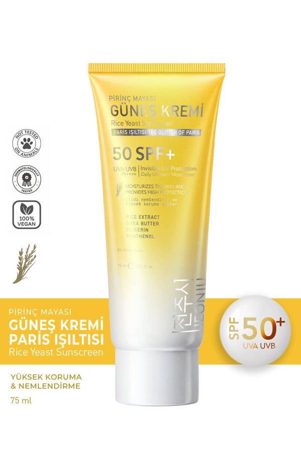 Pirinç Mayası Güneş Kremi Paris Işıltısı