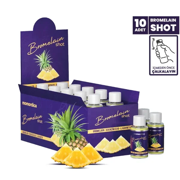 Momordica Bromelain Shot - 10 Adet