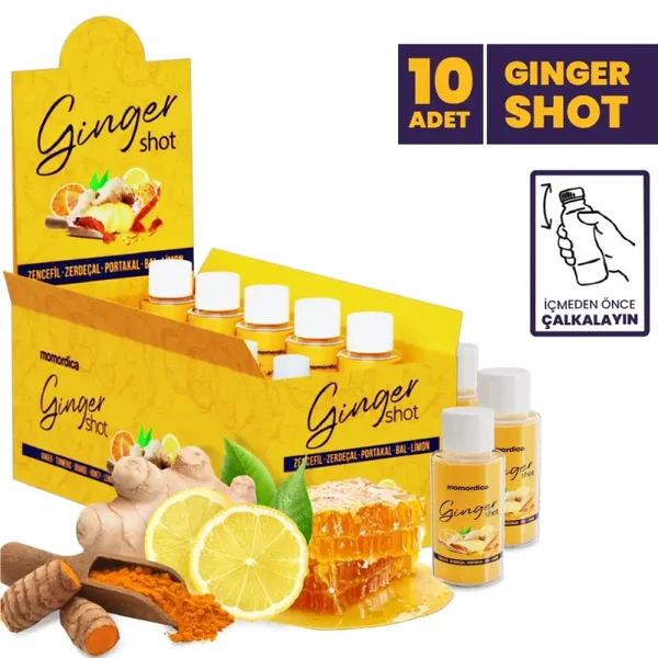 Momordica Ginger Shot - 10 Adet