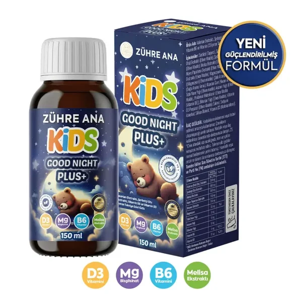 Zühre Ana Kids Good Night Plus Uyku Şurubu