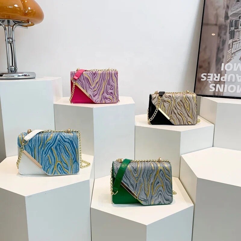 Sac carré carte océanique