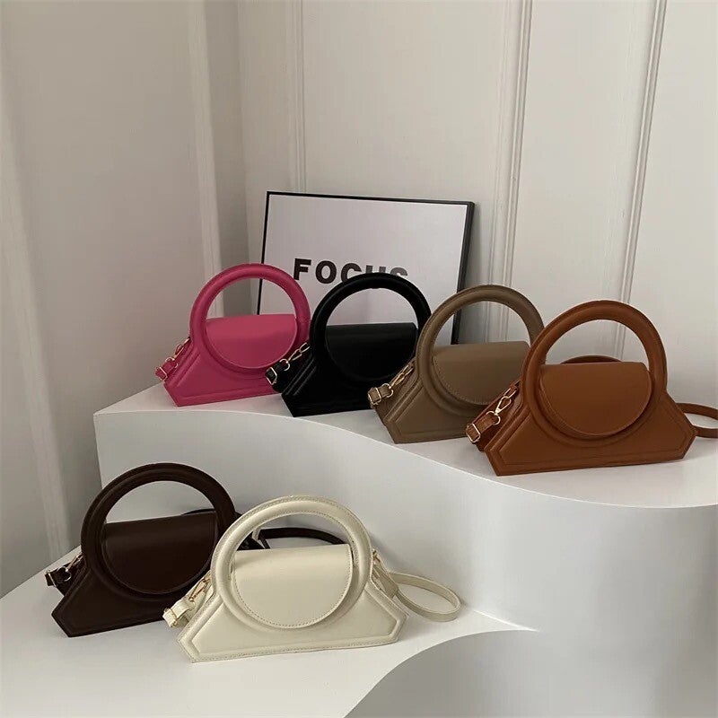Sac à main élégant à poignée ronde