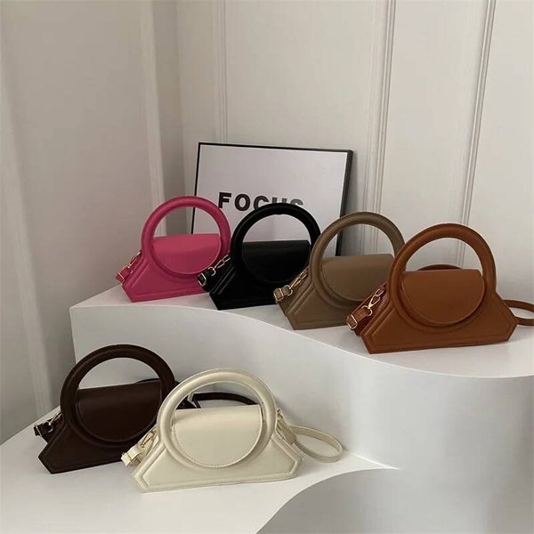 Sac à main élégant à poignée ronde