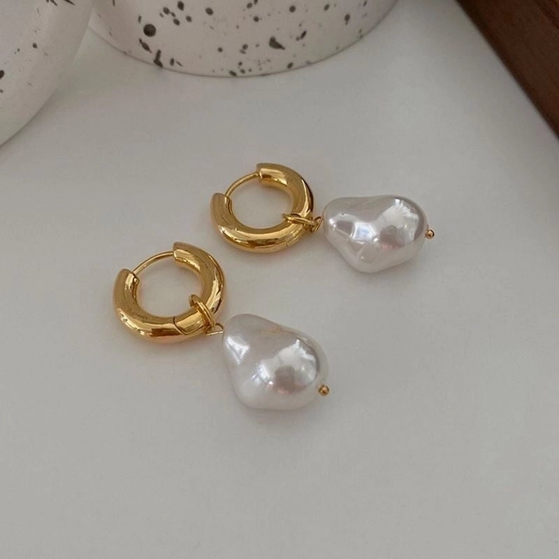 Boucles d'oreilles en perle