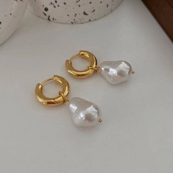 Boucles d'oreilles en perle