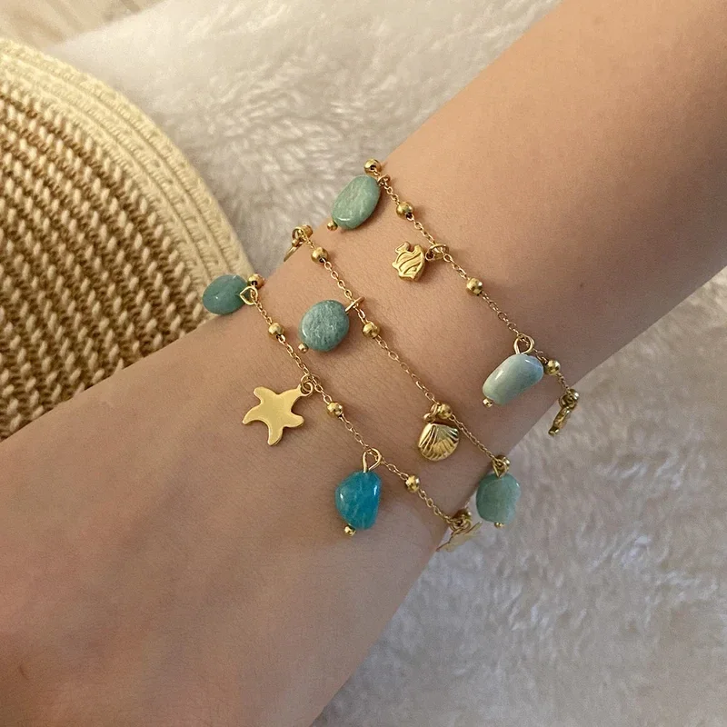 Ensemble de 3 bracelets en acier inoxydable