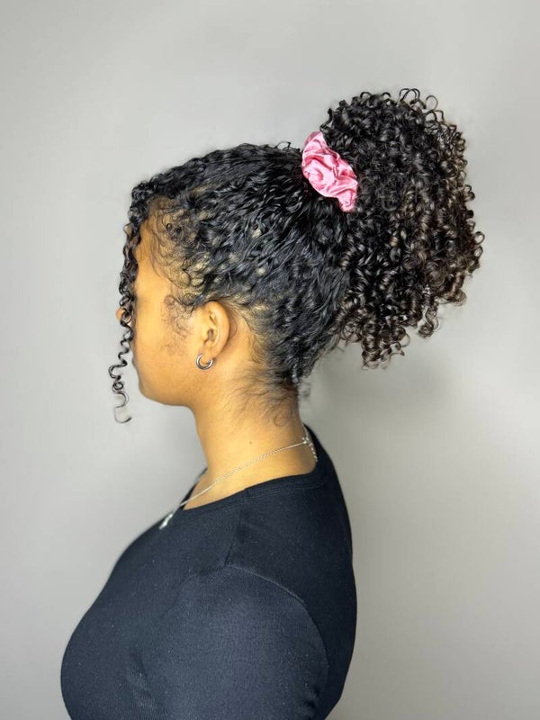 Scrunchie ( bubbelgum roze)