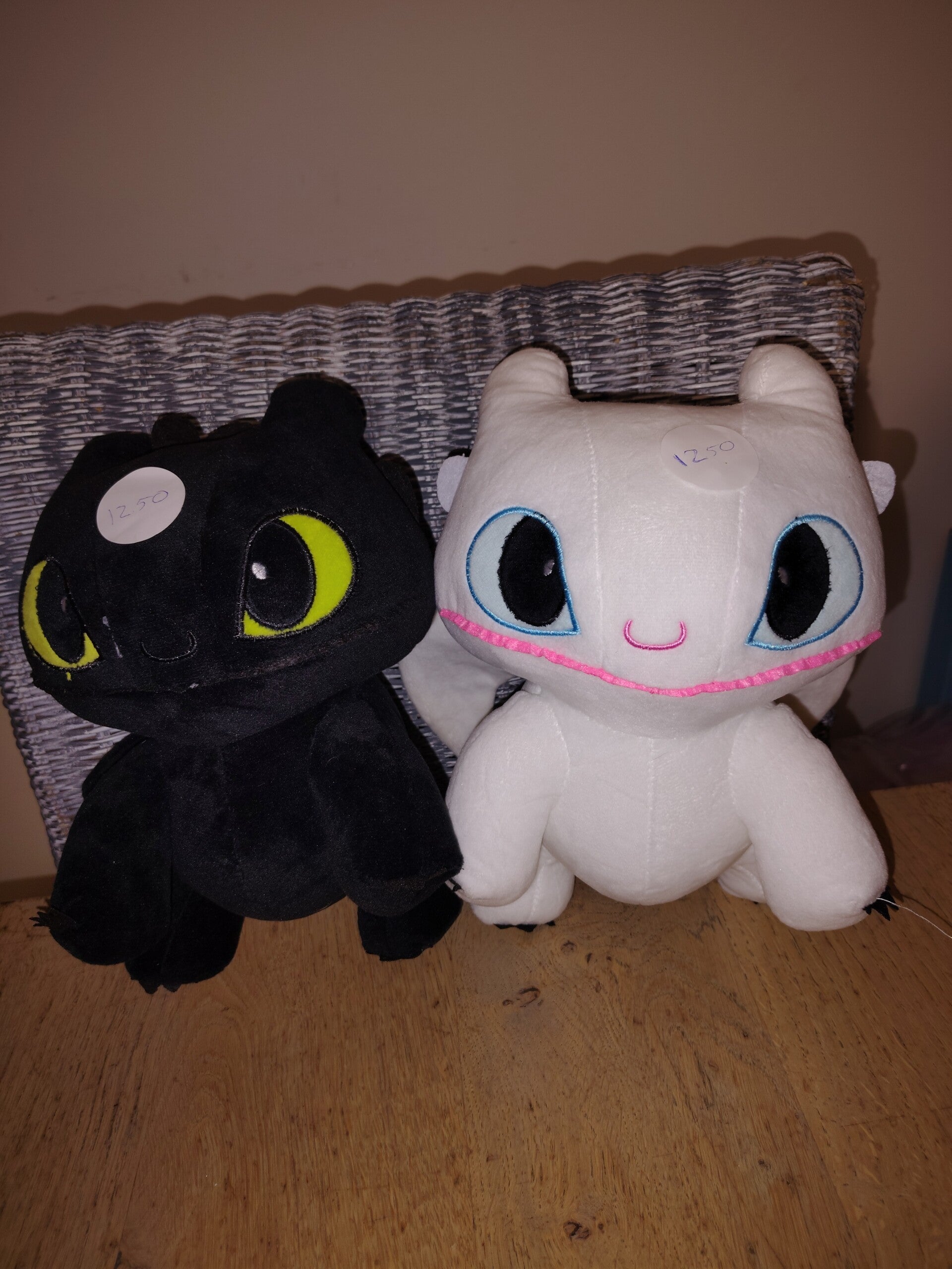Dragon zwart en wit samen