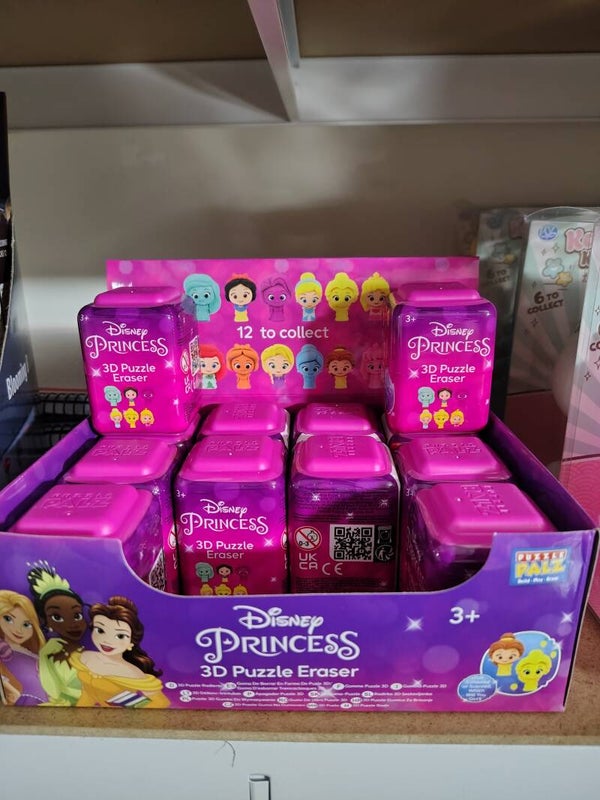 Disney princess 3D puzzle eraser