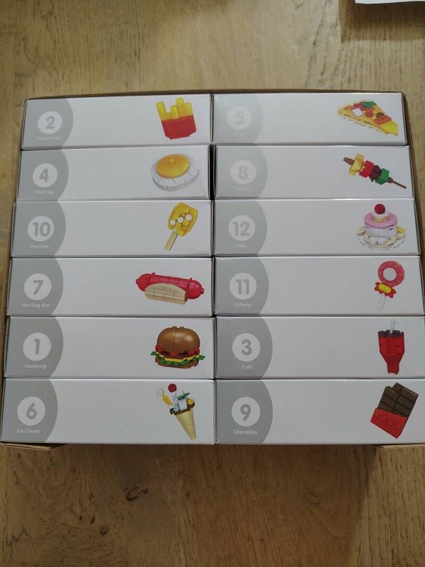 Delicious food mini block