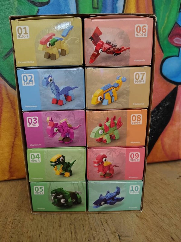 Dinosaurs 🦕 bouwstenenset alle 10 als set