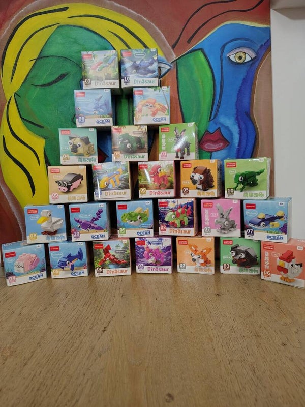 Bricks dieren 25 stuks in 1 keer te koop
